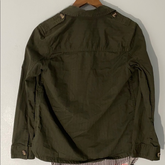 🦋 Forever 21 Military Green Jacket Sz Small - Picture 5 of 5